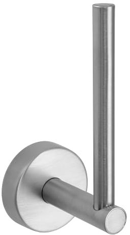 Kapitan Toilettenpapierhalter ohne Bohren, Vertikal WC Ersatzrollenhalter, Toilettenpapier aufbewahrung, Klopapierhalter Edelstahl Klebeband Wandmontage Selbstklebend (Gebürstet matt)