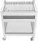 Edelstahl-Grillwagen fahrbar, 59X40.5X82CM Outdoor Grill Trolley, Grillwagen Tisch Grilltisch Servierwagen