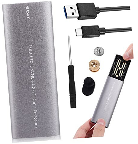 QUMIIRITY Portable Solid State Usb Drive External Hard Disk Date Cable Lightweight Small State Drive for Office Use Compatible Usb Type c