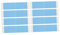 BESTYASH 8pcs Wig Patch Double Sided Wig Tape Waterproof Lace Front Tape Thermal Pad Dola Hair Lace Glue Nvme Thermal Pad Gdy Bald Cap Adhesive Sky-blue Pu