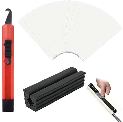 Golf Grip Kits for Regripping Golf Clubs Include 20PCS Golf Grip Tape,Hook Blade,Rubber Vise Clamp,Double Sided Adhesive Tape,Hook Blade for Irons Putters,Easy Application