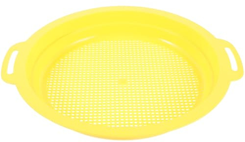 PAMINGONO Gold Mining Filter Pan with Mesh Sifting Pan and Bag Efficient Sand Separator for Gold Panning Enthusiasts Multi-purpose Mining Sieve for Gravel and Mineral Filtering