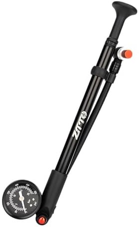 RCGOFOLLOW Bomba de Amortiguador de Bicicleta con válvula antifugas, Bomba presión para Horquilla, imprescindible para el Mantenimiento la Bicicleta, Horquilla montaña, 300 PSI, Mango en T
