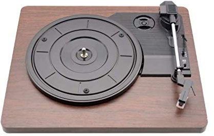CLSDRZC Vinyl Player Vintage,Record Player Turntable Wireless Phonograph Speakers 3-Speed Belt-Drive Turntable Record Player With Speakers Bluetooth Record Player Gramophone