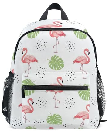 GAIREG Sac à dos motif flamants roses pour tout-petits filles, garçons, enfants, cartable avec étiquette nominative, mini sac de voyage, Flamants roses 1, 3-5 Years, Sacs à dos mignons