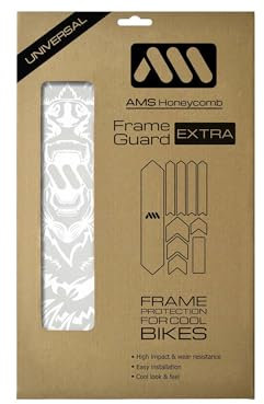 Protezione Telaio Extra ad Alto Impatto-Protegge la Tua Bicicletta da Graffi e ammaccature, Orso/Bianco, Unisex-Adult