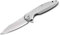 Ruike Unisex – Erwachsene P128-SF Grey Taschenmesser, Grau, 21.7