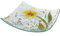 Sospiri Venezia Videpoche Plat Ornement Décor Floral Verre Murano Centre de Table Ameublement Intérieur Idée Cadeau Fabriqué à la main Made in Italy (Gerbera cm19x19 Carré)