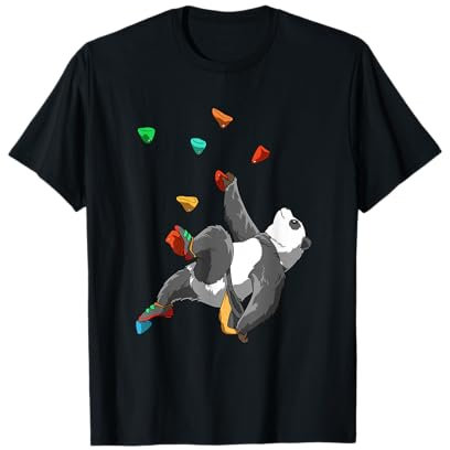 Bloc escalade et panda comme cadeau T-Shirt