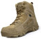 IYVW OKIY 1705 Stivali da Caccia da Uomo Stivale Tattico da Combattimento Militare Alto Alto Allacciate Scarpe per Tutti i Terreni per Escursionismo Giallo deserto 41 EU