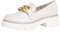 MARCO TOZZI Damen Loafer mit Absatz mit Plateausohle Vegan, Beige (Cream Gold), 39 EU