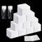 1000 Stück Nagellackentferner Wattepad Fusselfreie Nagel Wischen Pads, Baumwolle Nail Art Gel Wipes Tücher mit 2 Pumpe Flasche, Nagellack Reinigung Pads für Nail Polish Entfernung