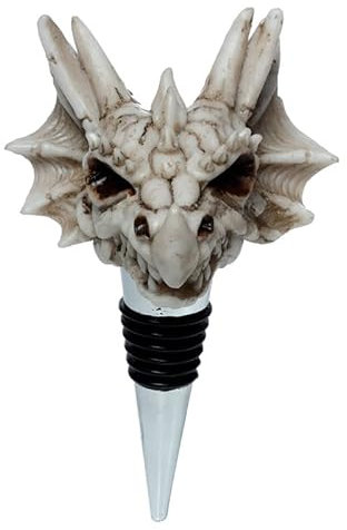Puckator DRG530 Shadows of Darkness Dragon Skull Bottle Stopper