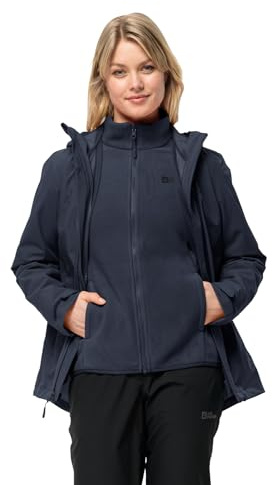 Jack Wolfskin Damen Norrland 3-in-1 wasserdichte isolierte Jacke