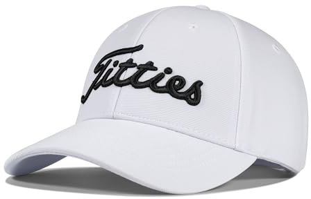 Bamveio Titties Golfmütze für Herren und Damen, lustiger Tittiess-Hut, Titliest-Mütze, Weiß und Schwarz, Farbe 03, Einheitsgröße, Farbe 03, Einheitsgröße