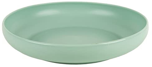 Cofan Platos Redondos en Verde Agua o Beige | Pack de 6 unidades o Unitario | Capacidad para 850 ml (Verde Agua, 1)