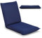 LIFEZEAL Bodenstuhl mit Rückenlehne, Gepolsterter Bodensessel, Meditationsstuhl mit Oberfläche aus Netzstoff, Ausziehbarer Floor Chair für Meditation, Yoga & Camping (Blau)