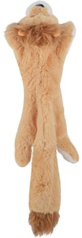 Hundespielzeug Quietschspielzeug, 45cm Plüsch Löwe Squeaky Toy Gefüllte Plüschtiere Tierspielzeug Interaktives Spielzeug Kauen Sound Fun Hundespielzeug für Welpen, Kleine, Mittlere, Große Hunde