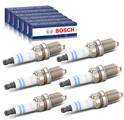 6x Original BOSCH 0242240653 Zündkerzen Kompatibel mit A208 A209 C208 C209 C215 CL203 R170 R171 S202 S203 S210 W169 W202 W203 W210 W220 i30 S-Type XF XJ XK