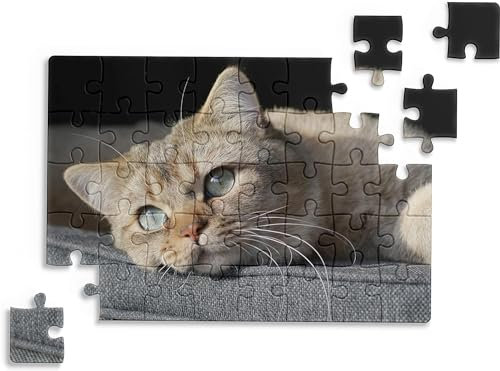 König Design Fotopuzzle individuell selbst Gestalten - Personalisiertes Puzzle mit eigenem Bild Fotogeschenk (10 x 15 cm / 150 Teile)