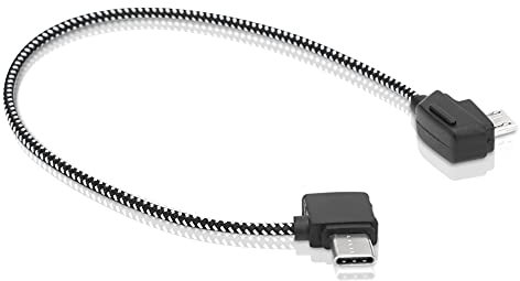 RiToEasysports 207mm Data Cable Type-C, Tablet to Controller Fit for DJI Mini RC Drone Aircraft Model Accessories