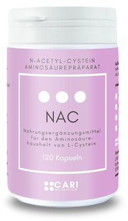 NAC | PCOS, Insulinresistenz, Kinderwunsch | 650 mg Kapseln für die perfekte Dosierung | N-Acetyl-L-Cystein | hohe Bioverfügbarkeit | ohne Zusätze | vegan & made in Germany