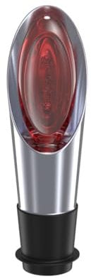 tescoma UNO VINO Weinausgießer mit Stopfen I Tropffreies Servieren und Luftdichtes Verschließen I Bewahrt den Weinfrische I Aus Edelstahl, Silikon & Robustem Kunststoff