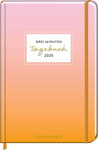 Großer Wochenkalender: 3 Minuten Tagebuch 2025 - Sonnenaufgang rosa (I love my paradise): Glücksjournal mit Wochenplaner und Eintragmöglichkeiten. Mit Gummiverschluss und Leseband