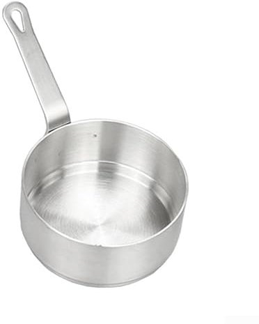 DAZZLEEX Casserole avec couvercle, en acier inoxydable de qualité alimentaire, petite casserole à lait antiadhésive, casserole à thé (S)
