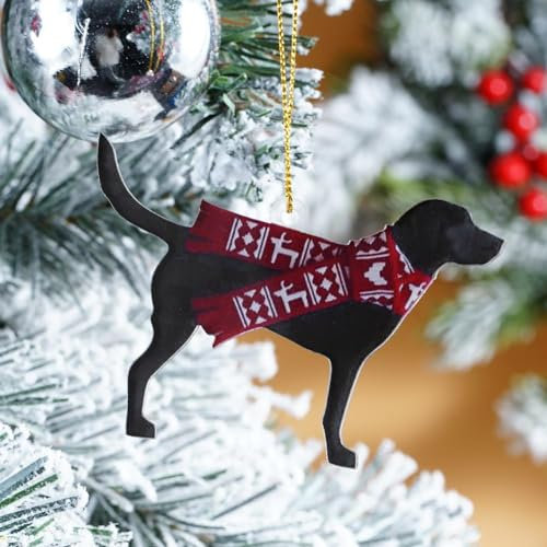 1pc Labrador Retriever Christmas Ornament - Labrador Dog Xmas Decoration for Tree