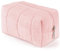 Aucuu Trousse da viaggio per cosmetici, coquette, beauty case, da donna, con motivo floreale, per bambini, donne e uomini, #5 rosa, 17 * 11 * 10 cm, Elegante