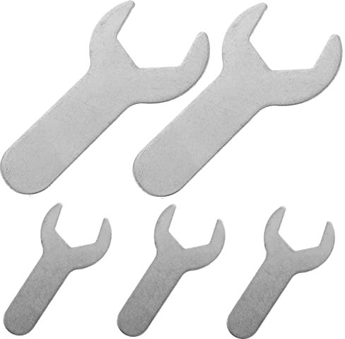 Veemoon 5pcs Multifunctional Gas Bottle Wrench Steel Hand Tools for Home and Outdoor Lightweight and Spanners for Gas Valves and Regulators
