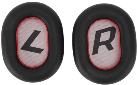 Almohadillas de Repuesto para Plantronics Backbeat Pro2 SE, para Voyager 8200 UC, Almohadillas de Cuero Proteico Suave para Auriculares (Black)