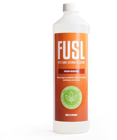 FUSL Fugenreiniger - starker Universal Fugen Reiniger & Fugenreiniger Bad für draußen und drinnen, materialschonend - 1L Reiniger Made in Germany
