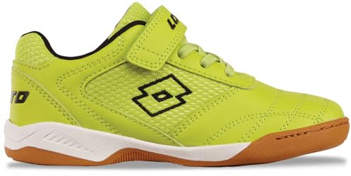 Lotto Unisex Kinder Sneaker, Lime Black, 30 EU