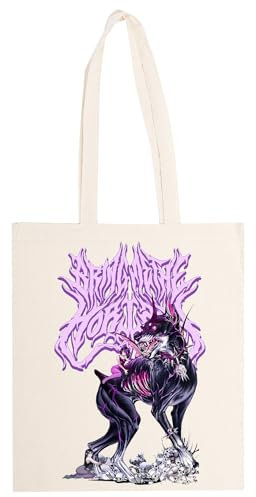 Kwantees Tomang The Cat Bmth Beige Totebag Umweltfreundliche Unisex-Tasche