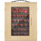 WELIDAY Miniature Storage Case for Collectibles, Miniature Display Cases with Magnetic Door and 6 Trays, Clear View Miniatures Transport Case (Wooden)