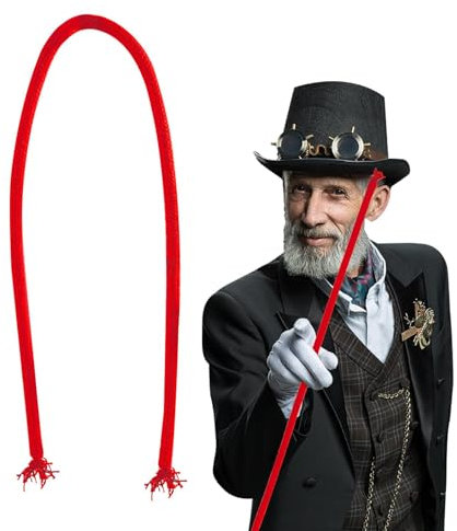 Kixolazr Seiltrick, Zauberseil,Magische Illusionsstütze | Kreative Zaubertricks, lustiges Seil, einfach durchzuführende Zaubershows, Zauberstütze für Zauberer