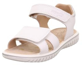 Superfit Mädchen Sparkle Sandale, Weiß Silber 1020, 31 EU
