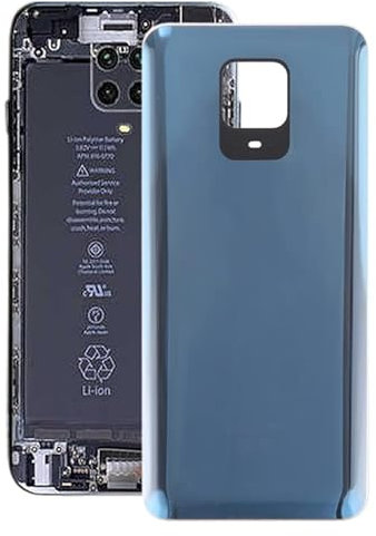 Funda trasera de repuesto para teléfono móvil para Xiaomi Redmi Note 9 Pro India, pieza de reparación de batería de vidrio OEM