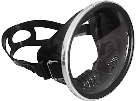 Barfeery Anti-Fog and Waterproof Retro-Style Freediving Mask Men Swimming Goggles Diving Equipment