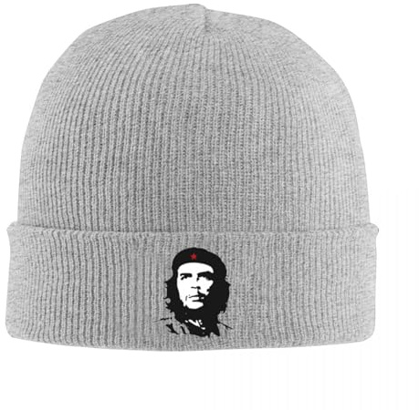 AEIKHAEC Baseballmütze für Wärme Che Guevara Skullies Mützen Mützen Winter Warme Strickmütze Haube Outdoor Ski Kappe Mode Geschenk