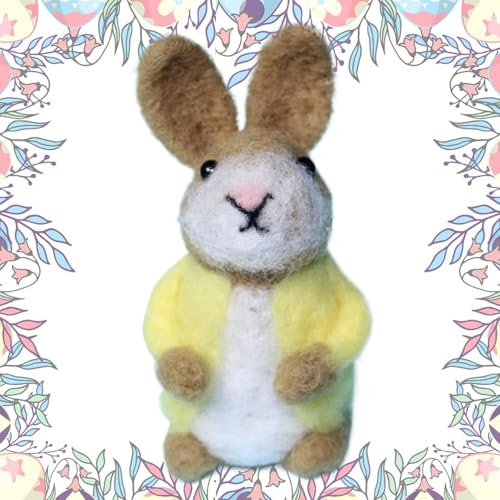 Filz-Osterhase, sicherer Filzhase aus weichem Material in Kaninchenform