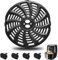GXF Sartén de parrilla para freidora de aire Gourmia GAF536 GAF556 GAF566 de 5 cuartos de galón, freidora de aire antiadherente de 8.8 x 8.4 pulgadas, bandeja de repuesto, accesorios de cesta para