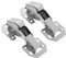 Alipis 2pcs Edelstahl Schwere Pufferscharniere Für Schranktüren Ruhige Schließfederbeladungsscharniere Für Haushaltsgebrauch Und Schränke Türen