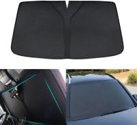 VITHA Windschutzscheiben-Sonnenschutz für Opel Insignia B Grand Sport Tourer Wagon 2017-2022, Auto Frontscheibe Sonnenblende, Frontscheibenabdeckung, UV-Schutz, Faltbarer, Wärmeisolierung,Black