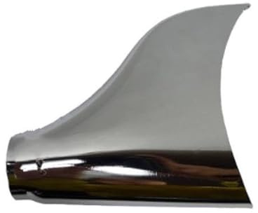 Autoauspuff Fishtail End Chrom Anifold oder Endschalldämpfer 45 mm Auto-Schalldämpferblende