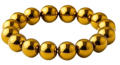 PURAJA Anti Stress Ring Gold | Fidget Ring aus echtem Hämatit | Ring Gold | 4mm Anxiety Ring Gold Damen | Adhs Ring