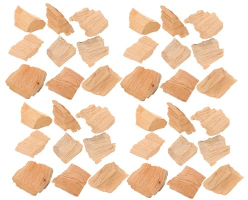Grillchips 2 Beutel aus Zypressenholz für Barbecue und Rauch | 3–5 Cm Stücke, für Entenfleisch und Wurst, Passend für Heimrauchen und Familienrunde
