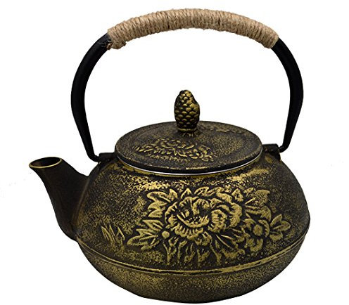 Théière en fonte (tetsubin) style japonais avec infuseur - 900 ml - Noire - LA HAUTE